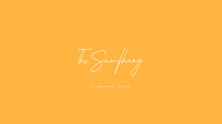 The Samfhang Font