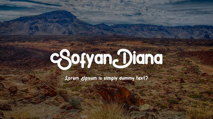 SofyanDiana Font