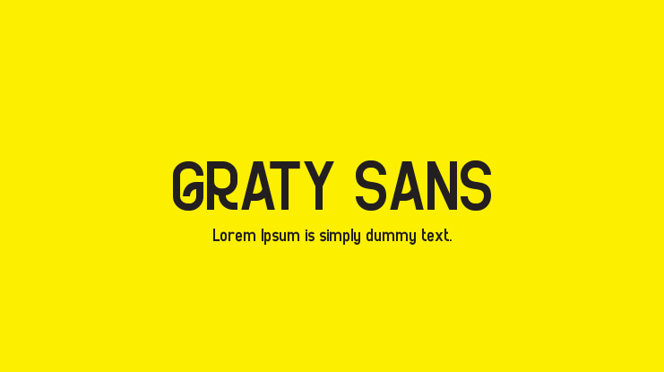 GRATY SANS Font