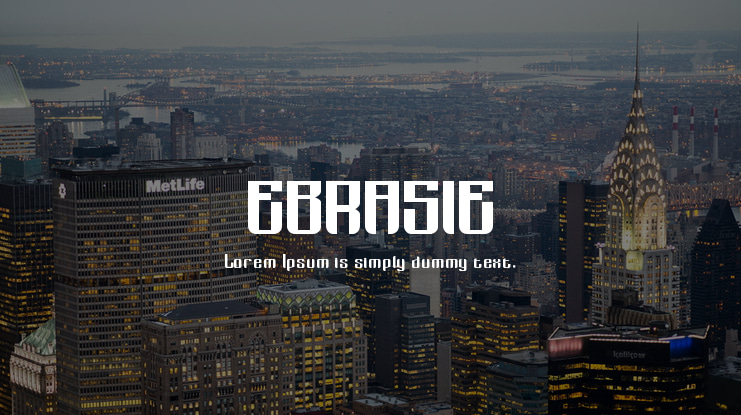 EBRASIE Font