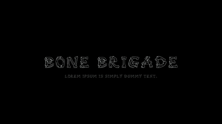 Bone Brigade Font