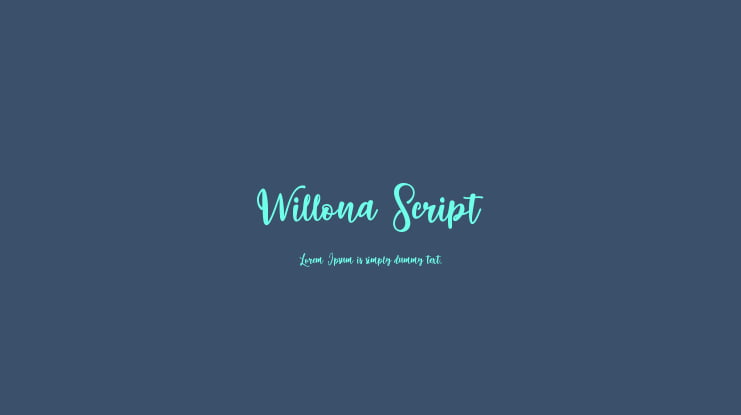 Willona Script Font