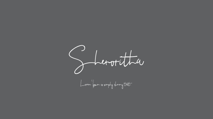 Shenoritha Font