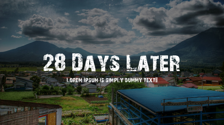 28 Days Later Font
