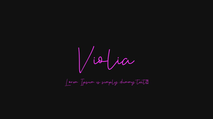 Violia Font