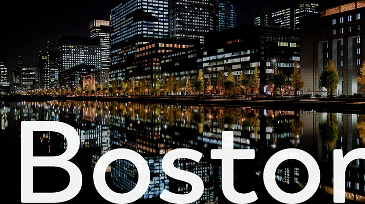 Boston Font Family