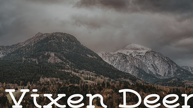 Vixen Deer Font