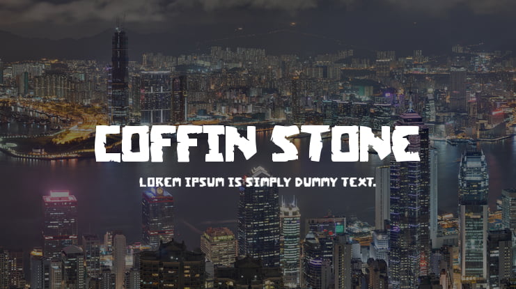 Coffin Stone Font Family
