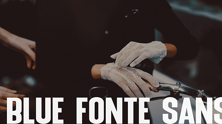 Blue Fonte Sans Font