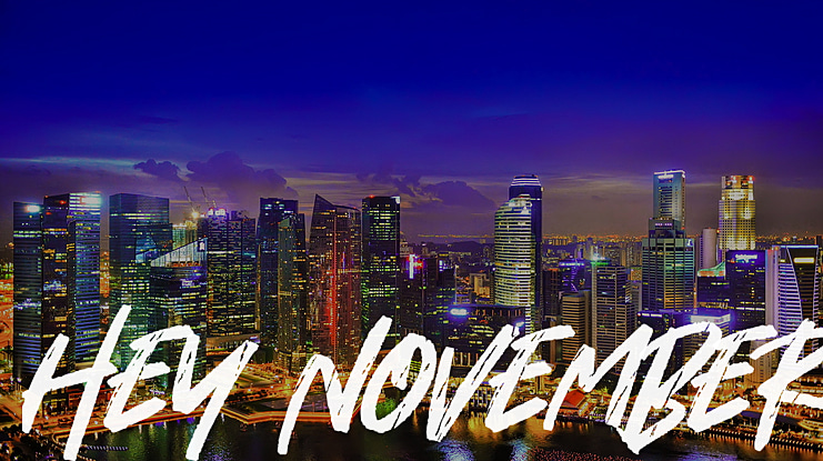 Hey November Font