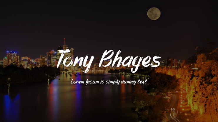 Tony Bhages Font