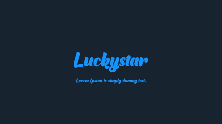Luckystar Font