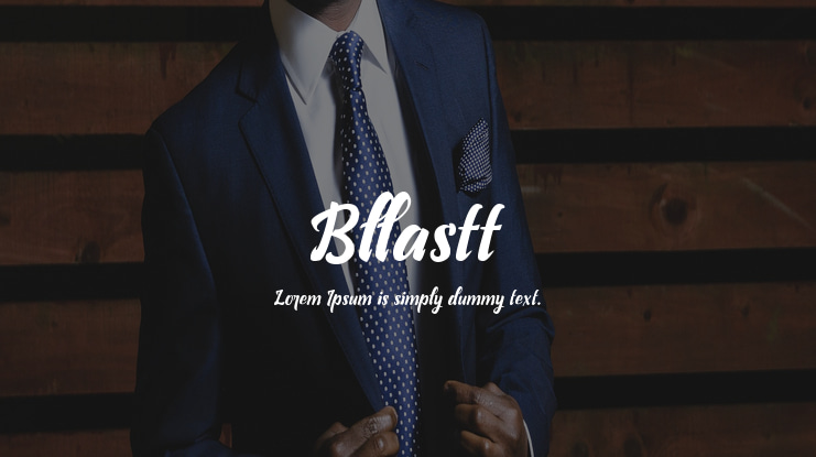 Bllastt Font