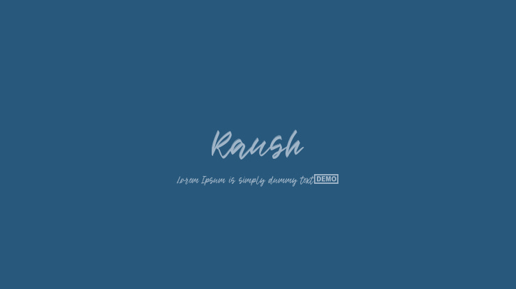 Raush Font