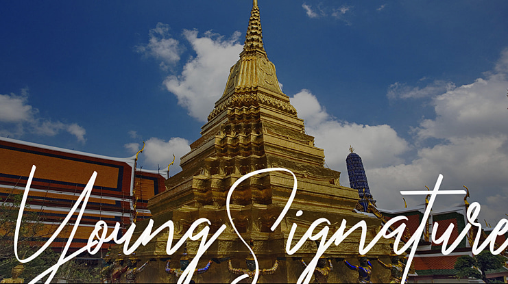 YoungSignature Font