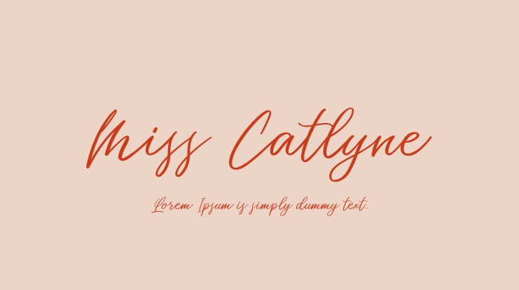 Miss Catlyne Font