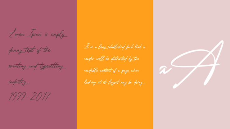 Photograph Signature Font