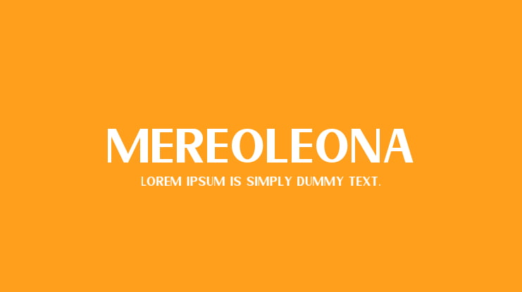 Mereoleona Font
