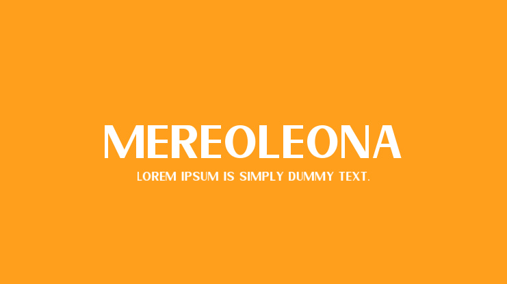 Mereoleona Font