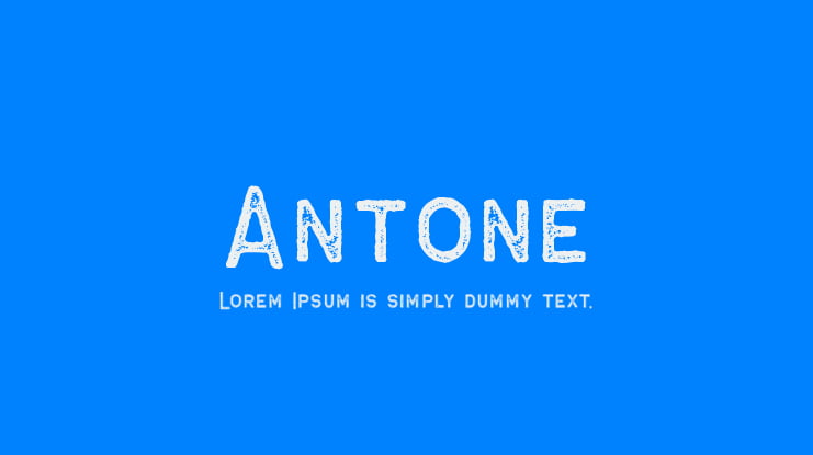 Antone Font Family