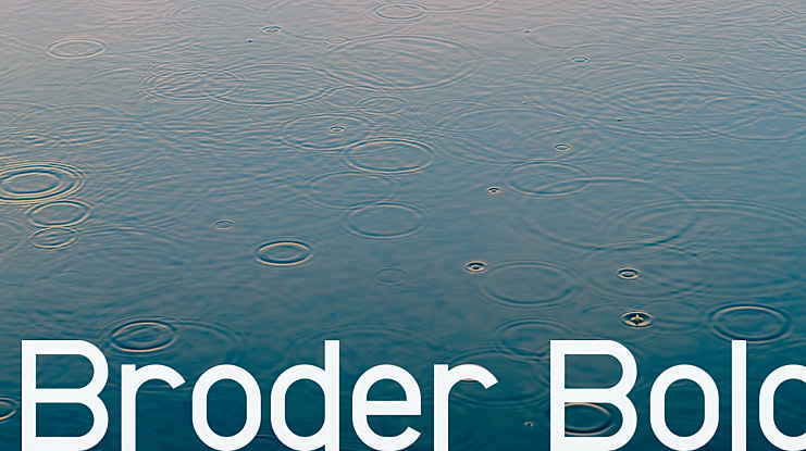 Broder Font Family