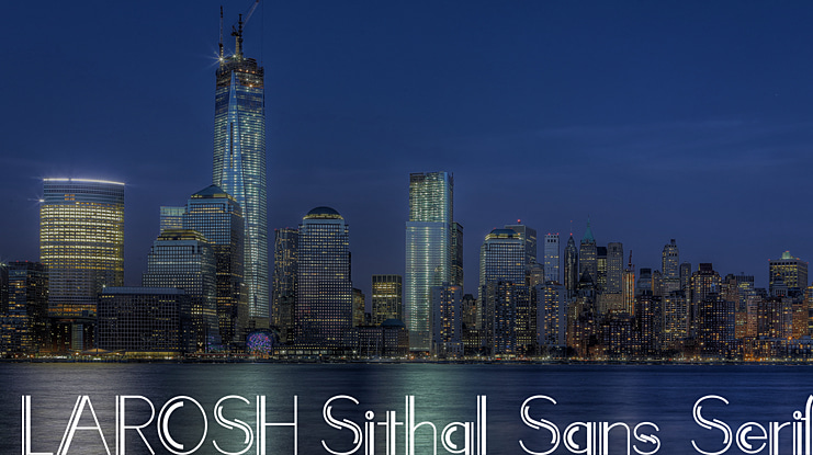 LAROSH Sithal Sans Serif Font Family