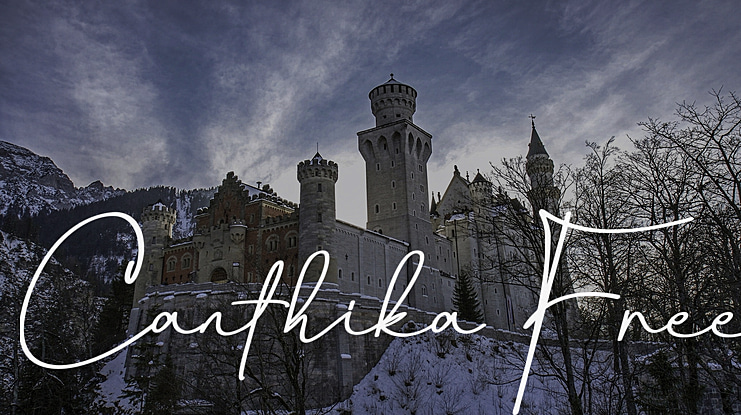 Canthika Free Font