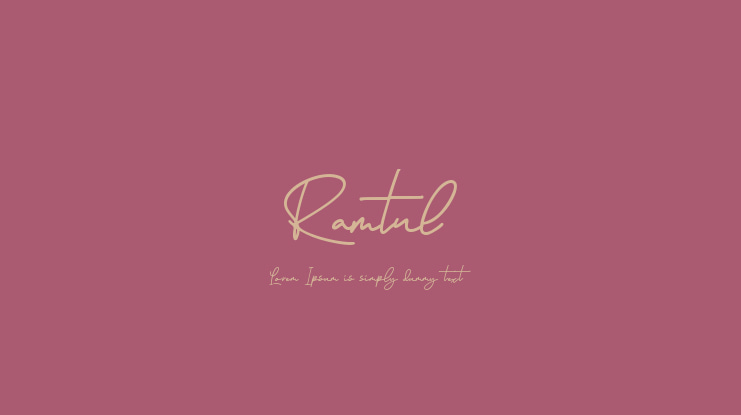Ramtul Font