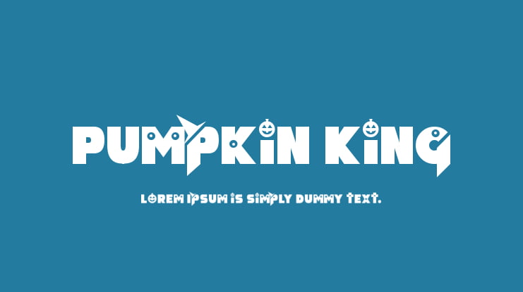 Pumpkin King Font Family
