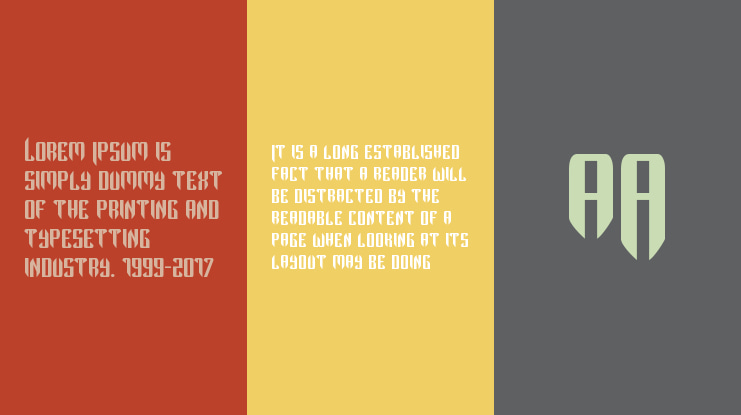 The Immortal 3D Font Family