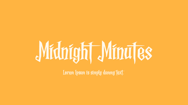 Midnight Minutes Font