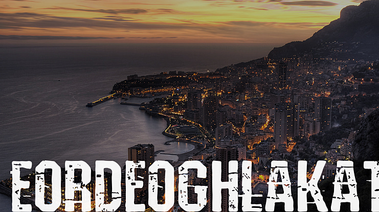 Eordeoghlakat Font Family