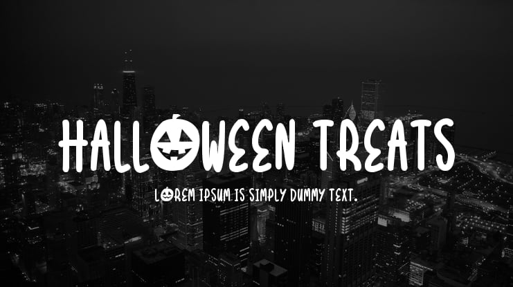 Halloween Treats Font Family