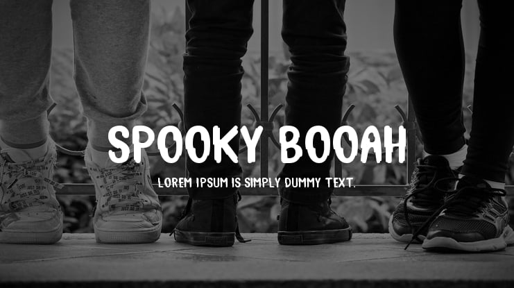 Spooky Booah Font