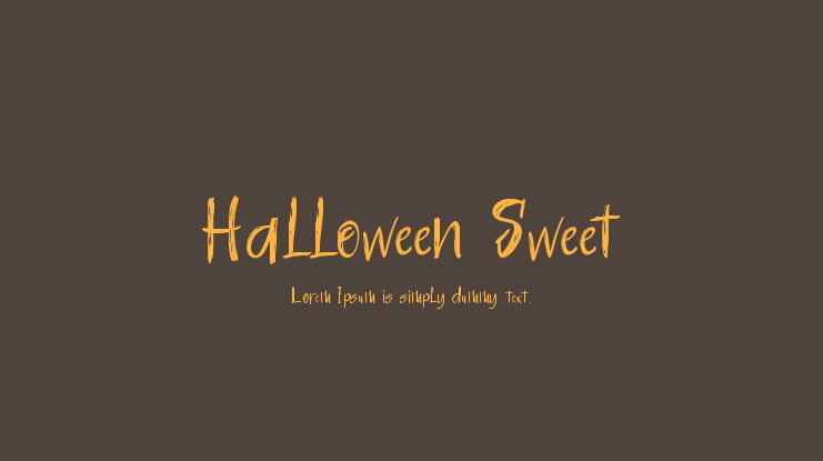 Halloween Sweet Font