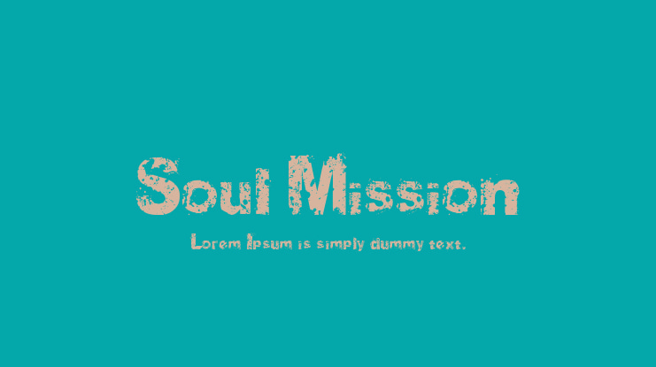 Soul Mission Font