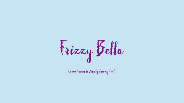 Frizzy Bella Font