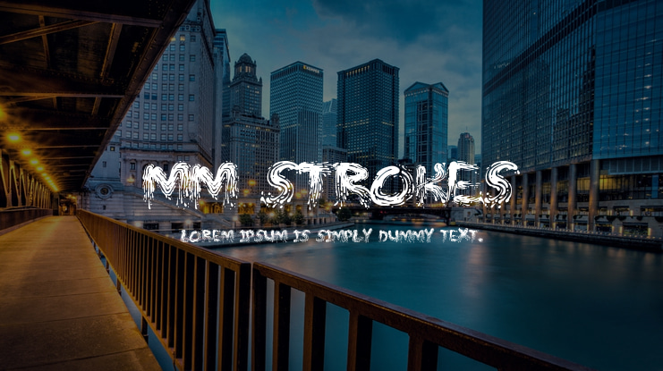 MM STROKES Font