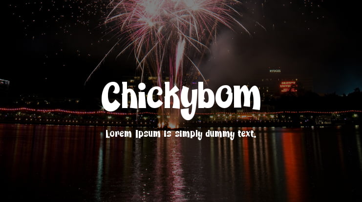 Chickybom Font