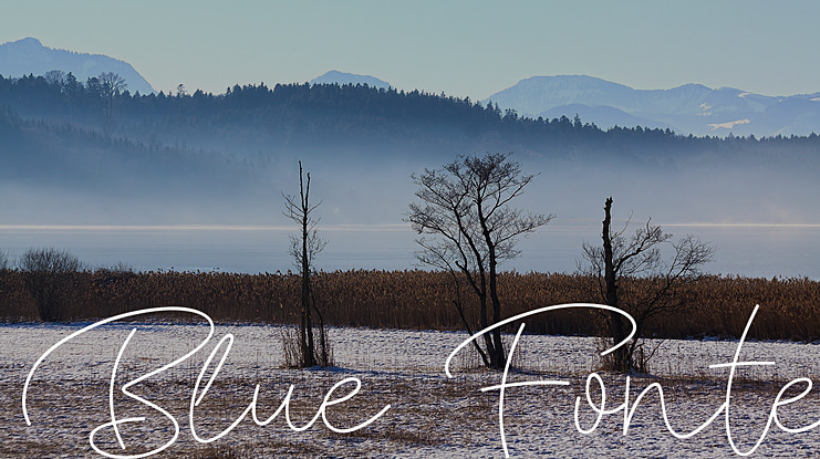 Blue Fonte Font