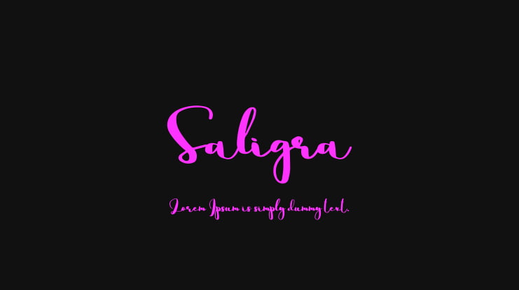 Saligra Font