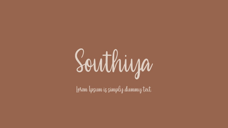 Southiya Font
