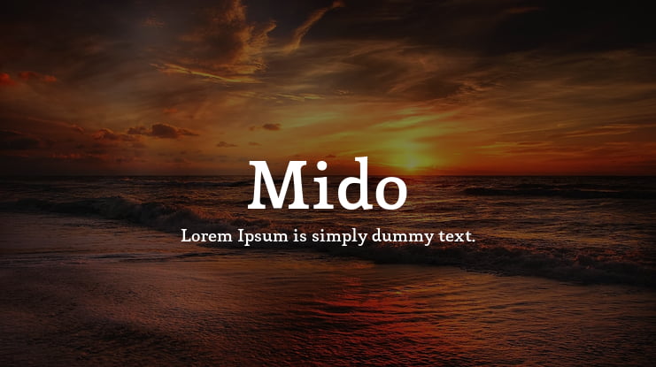 Mido Font