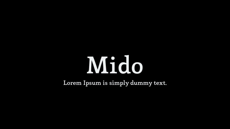 Mido Font