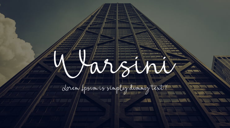 Warsini Font