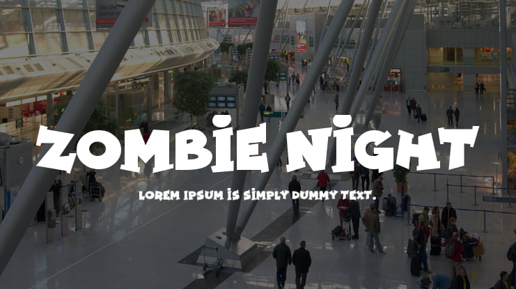 Zombie Night Font Family