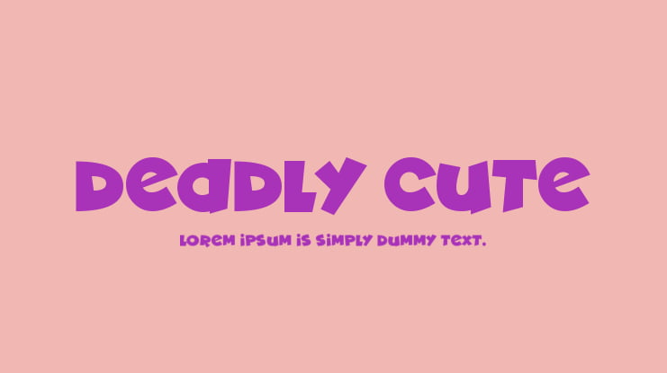 Deadly Cute Font Family