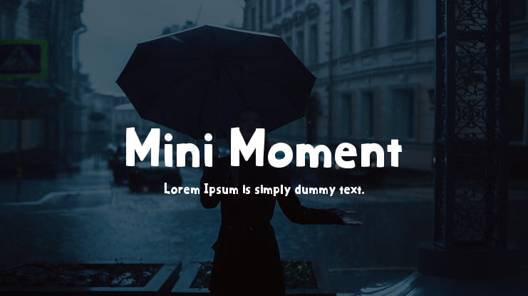 Mini Moment Font