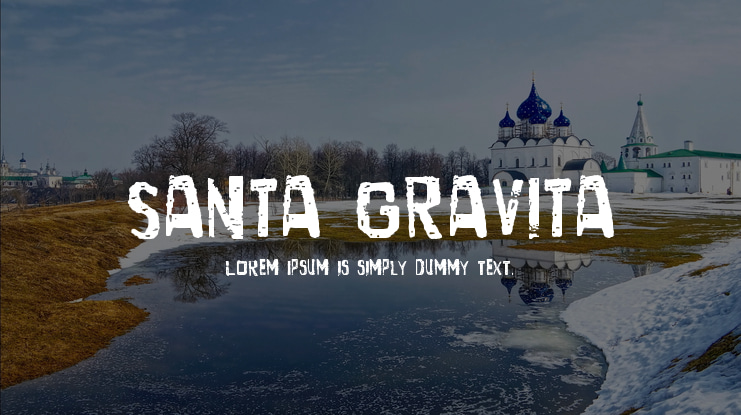 Santa Gravita Font Family