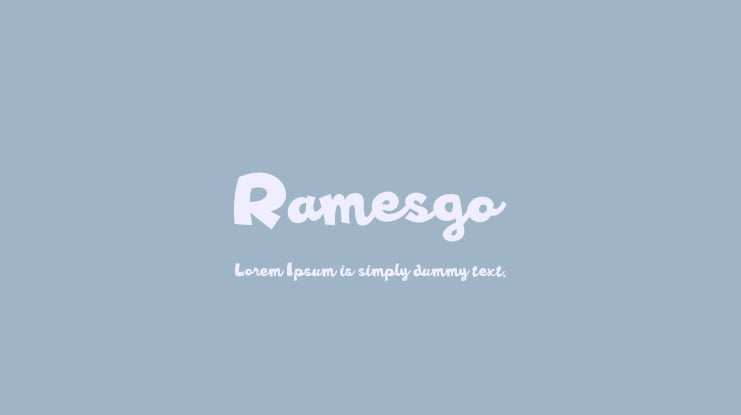 Ramesgo Font